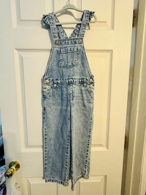 Primark Light Blue Kids Denim Overalls